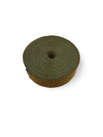 2" X 50FT Exhaust Titanium Natural Heat Wrap - 1150°C OBP-EHW-1