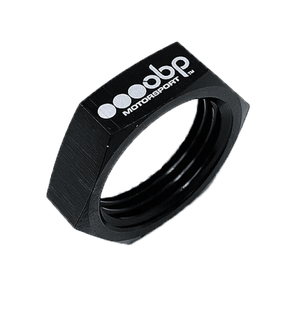 OBP AN12 Bulkhead Nut - BLACK OBP-BHN-12