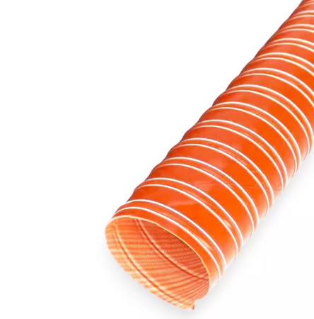 Silicone Coated Ducting Hose, Spring Steel Wire - 127mm ID OBP-SDH-10