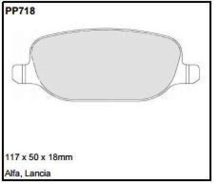 Black Diamond PP718 predator pad brake pad kit PP718