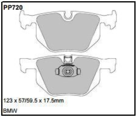 Black Diamond PP720 predator pad brake pad kit PP720