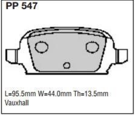 Black Diamond PP547 predator pad brake pad kit PP547
