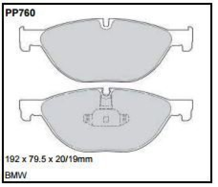 Black Diamond PP760 predator pad brake pad kit PP760