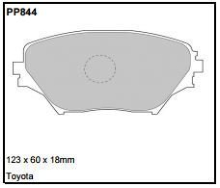 Black Diamond PP844 predator pad brake pad kit PP844