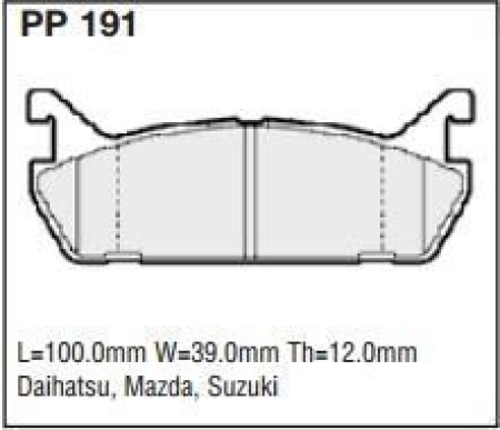 Black Diamond PP191 predator pad brake pad kit PP191