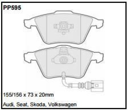 Black Diamond PP595 predator pad brake pad kit PP595