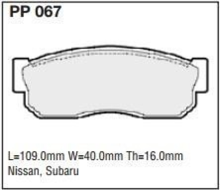 Black Diamond PP067 predator pad brake pad kit PP067