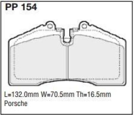 Black Diamond PP154 predator pad brake pad kit PP154