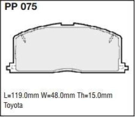 Black Diamond PP075 predator pad brake pad kit PP075
