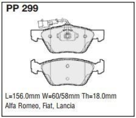 Black Diamond PP299 predator pad brake pad kit PP299