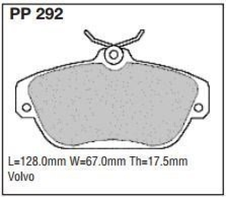 Black Diamond PP292 predator pad brake pad kit PP292