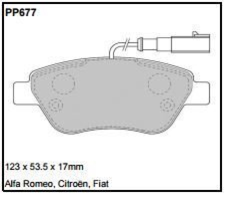Black Diamond PP677 predator pad brake pad kit PP677