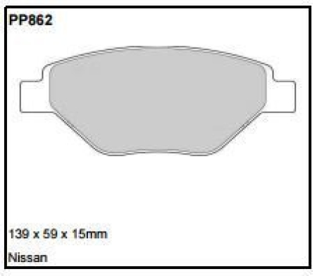 Black Diamond PP862 predator pad brake pad kit PP862
