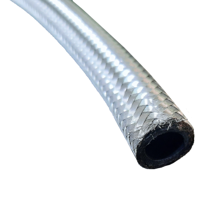 OBP AN10 - CPE Rubber Inner Braided Hose St/St (PER METER) OBP-CPE-H10