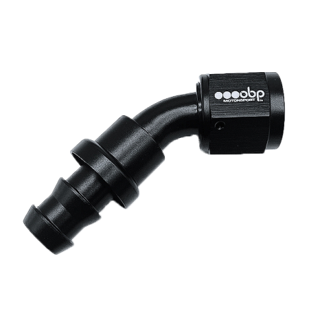 OBP AN10 Fitting -45° - BLACK OBP-PL-10-45
