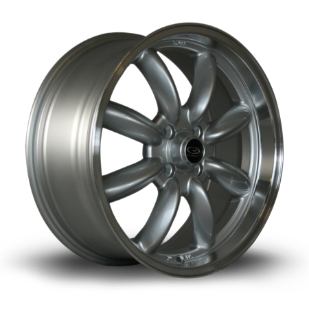 Rota RB 17x7.5" 4x100 ET45 RLSilver wheels RB177517C1P45RLPS0671